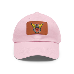 Copy of Dad Hat with Leather Patch (Rectangle)