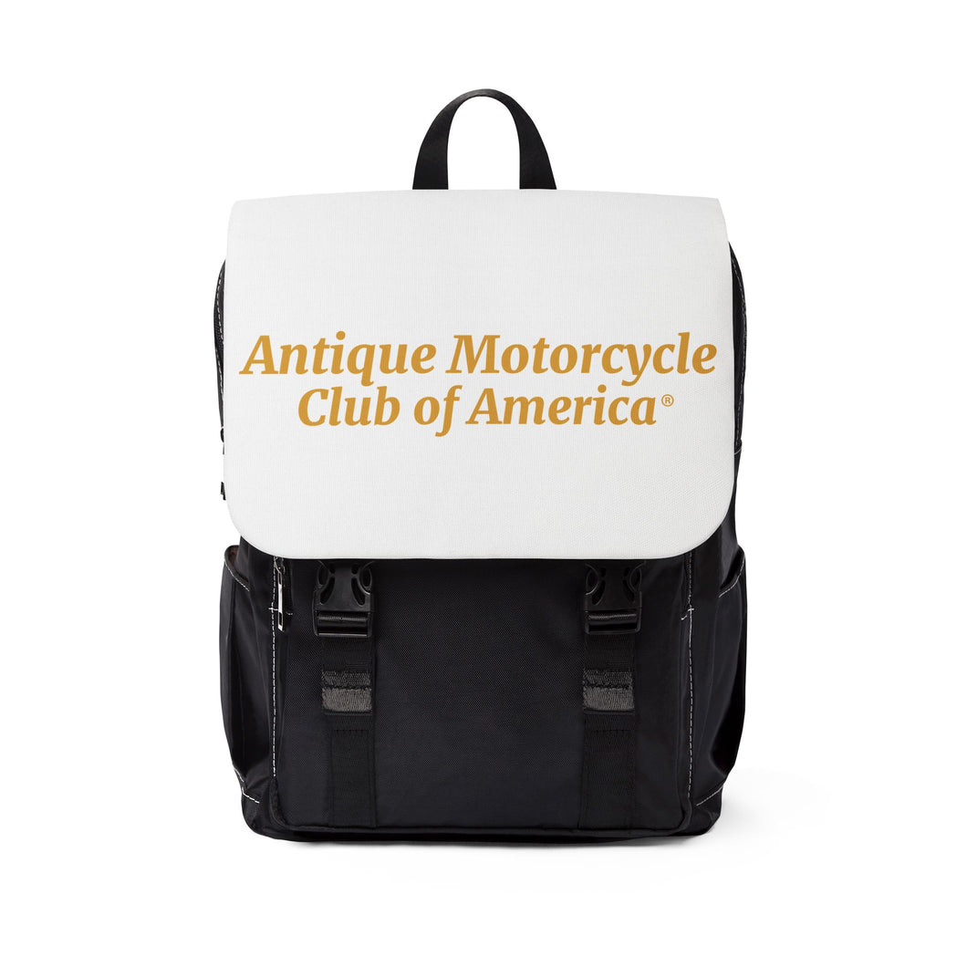 Antique Motorcycle Club Unisex Casual Shoulder Backpack | Perfect for Riders, Events, Gifts, Travel & Everyday Use