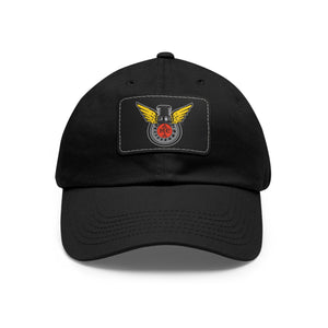 Copy of Dad Hat with Leather Patch (Rectangle)