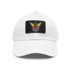 Copy of Dad Hat with Leather Patch (Rectangle)