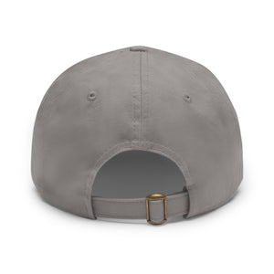 Copy of Dad Hat with Leather Patch (Rectangle)