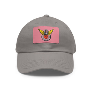 Copy of Dad Hat with Leather Patch (Rectangle)