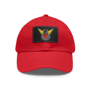 Copy of Dad Hat with Leather Patch (Rectangle)