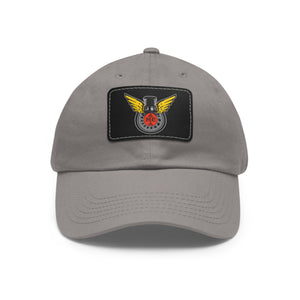 Copy of Dad Hat with Leather Patch (Rectangle)