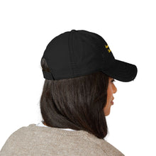 Load image into Gallery viewer, Distressed Dad Hat with Antique Motorcycle Club Embroidery, Vintage Style Cap for Outdoor Adventures, Unisex Gift for Bikers, Casual [...]