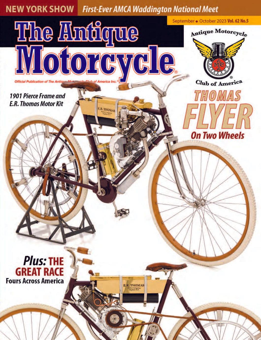 The Antique Motorcycle: Vol. 62, Iss. 5 - Sept/Oct 2023 Magazine