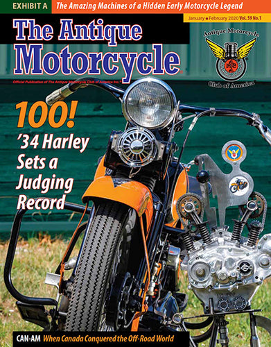 The Antique Motorcycle: Vol. 59, Iss. 1 - Jan/Feb 2020 Magazine