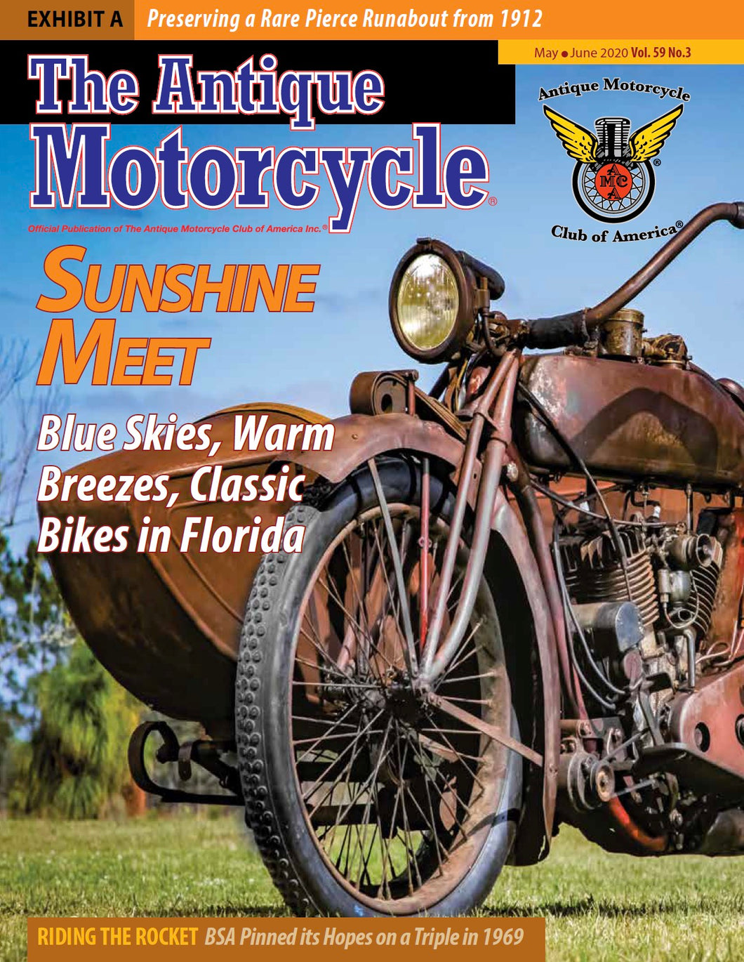 The Antique Motorcycle: Vol. 59, Iss. 3 - May/Jun 2020 Magazine