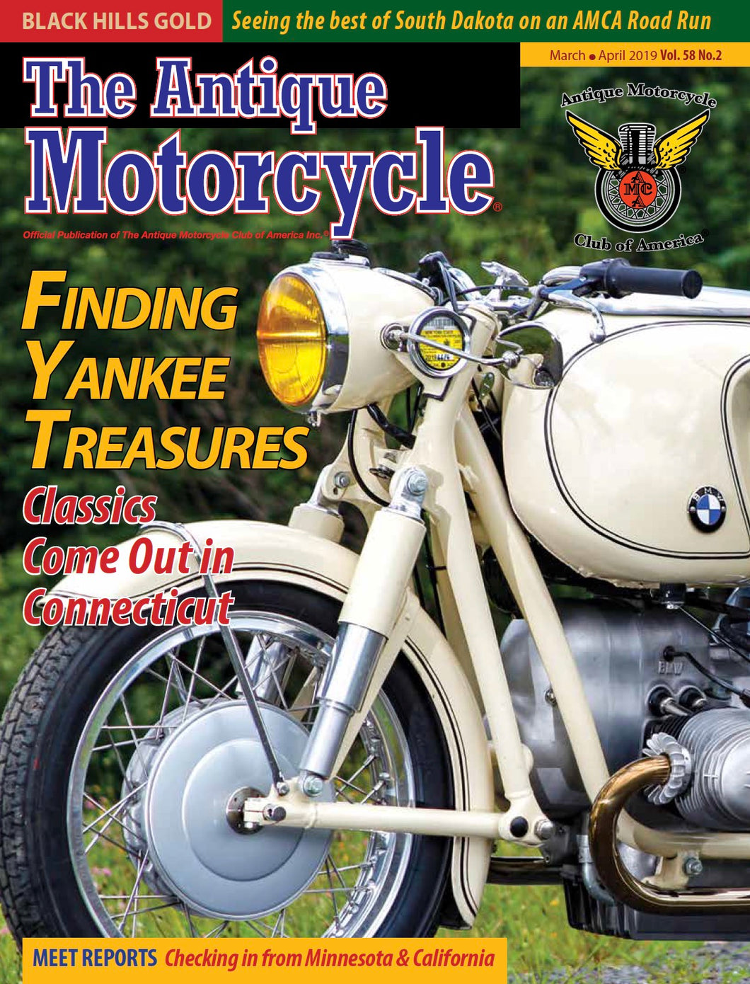 The Antique Motorcycle: Vol. 58, Iss. 2 - Mar/Apr 2019 Magazine