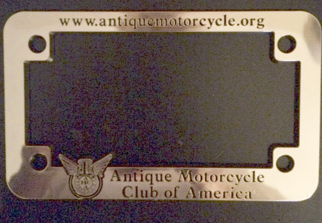 License Plate Frame: Motorcycle