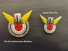Load image into Gallery viewer, Anniversary Pin: Color Anniversary Winged-For Anniversary Rockers